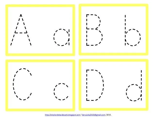 Numeros, letras y figuras geometricas