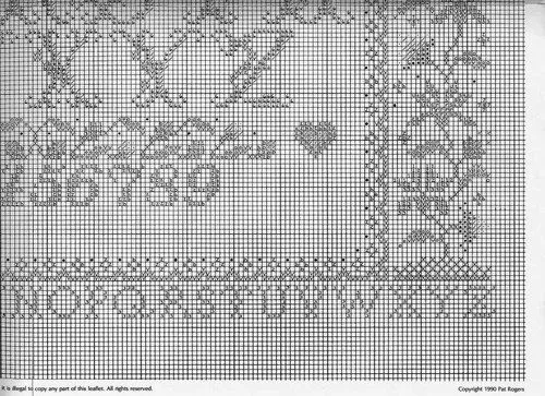 Numeros en punto de cruz para imprimir - Imagui