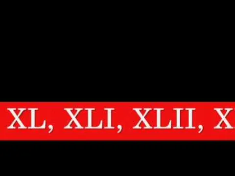 números romanos del 1 al 100 - YouTube
