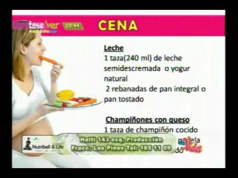 Nutrición en el embarazo - YouTube