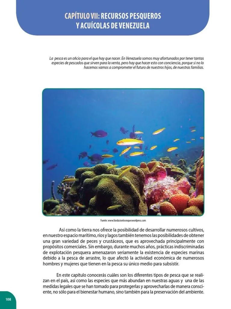 ObJ-3 Recursos Pesqueros y Acuicolas de Venezuela | PDF | Acuicultura | Venezuela ObJ-3 Recursos Pesqueros y Acuicolas de Venezuela | PDF | Acuicultura | Venezuela