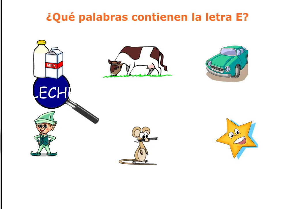 Objeto por la letra e - Imagui