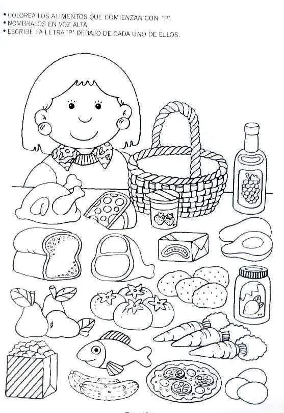 Recursos para Educación Infantil: ¡A pintar todos los alimentos ... Recursos para Educación Infantil: ¡A pintar todos los alimentos ...