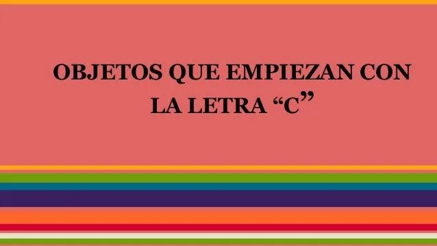 Objetos que empiezan con c-
