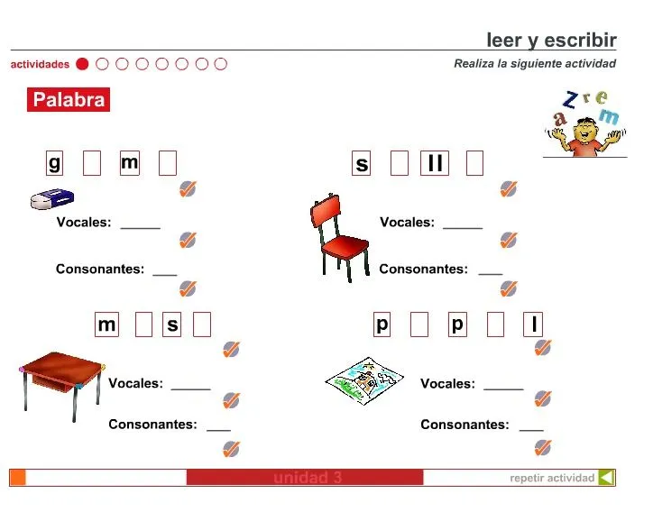 Objetos de la escuela | Recurso educativo 40189 - Tiching