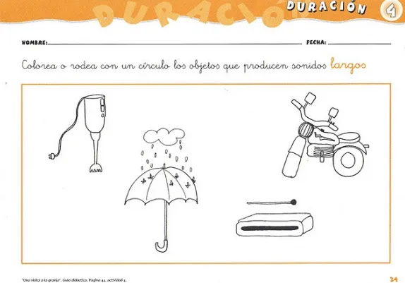 Objetos largos para colorear - Imagui