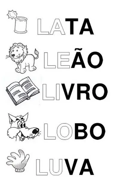 Objetos con la letra l - Imagui