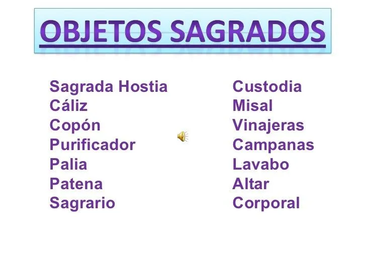 Objetos Sagrados1