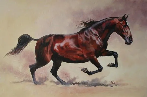 Obra de arte: Caballo español Artistas y arte. Artistas de la tierra