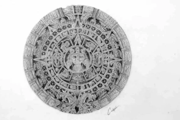 Obra de arte: Calendario Azteca Artistas y arte. Artistas de la tierra Obra de arte: Calendario Azteca Artistas y arte. Artistas de la tierra