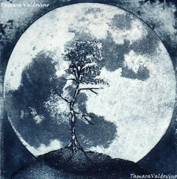 Obra de arte: Creciendo bajo la luz de la luna Artistas y arte ... Obra de arte: Creciendo bajo la luz de la luna Artistas y arte ...