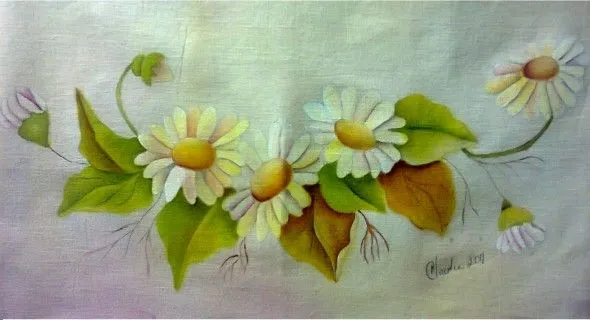 Obra de arte: Margaritas. Artistas y arte. Artistas de la tierra