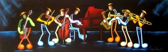 Obra de arte: ORQUESTA - 1 Artistas y arte. Artistas de la tierra Obra de arte: ORQUESTA - 1 Artistas y arte. Artistas de la tierra