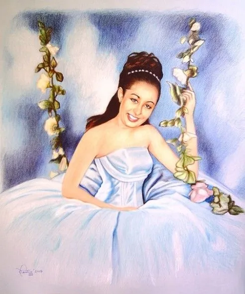 Como dibujar una quinceañera - Imagui