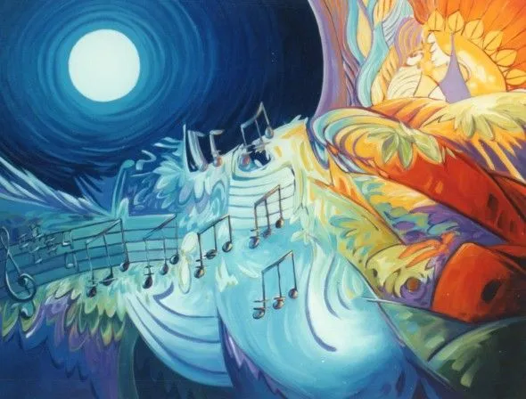 Obra de arte: "Claro de Luna" Artistas y arte. Artistas de la tierra