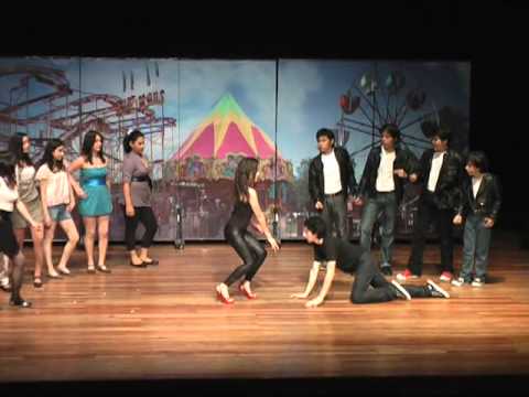 OBRA DE TEATRO "GREASE" "FILMACIONES PUPPOS" COLEGIO TRILCE - YouTube