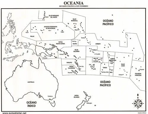 Oceanía - División política con nombres | Flickr - Photo Sharing! Oceanía - División política con nombres | Flickr - Photo Sharing!