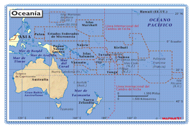 Oceanía: "Cinco Continentes En Uno": Mapas; Países & Capitales De ... Oceanía: "Cinco Continentes En Uno": Mapas; Países & Capitales De ...
