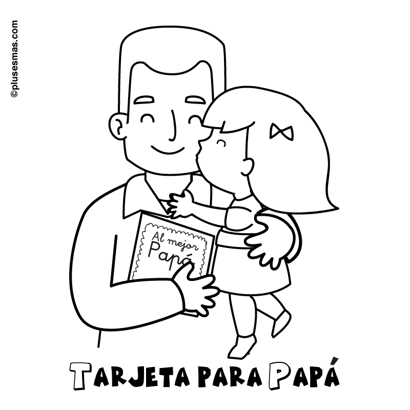 Dibujos de día del padre. Ocio en casa, Colorear con niños y ...