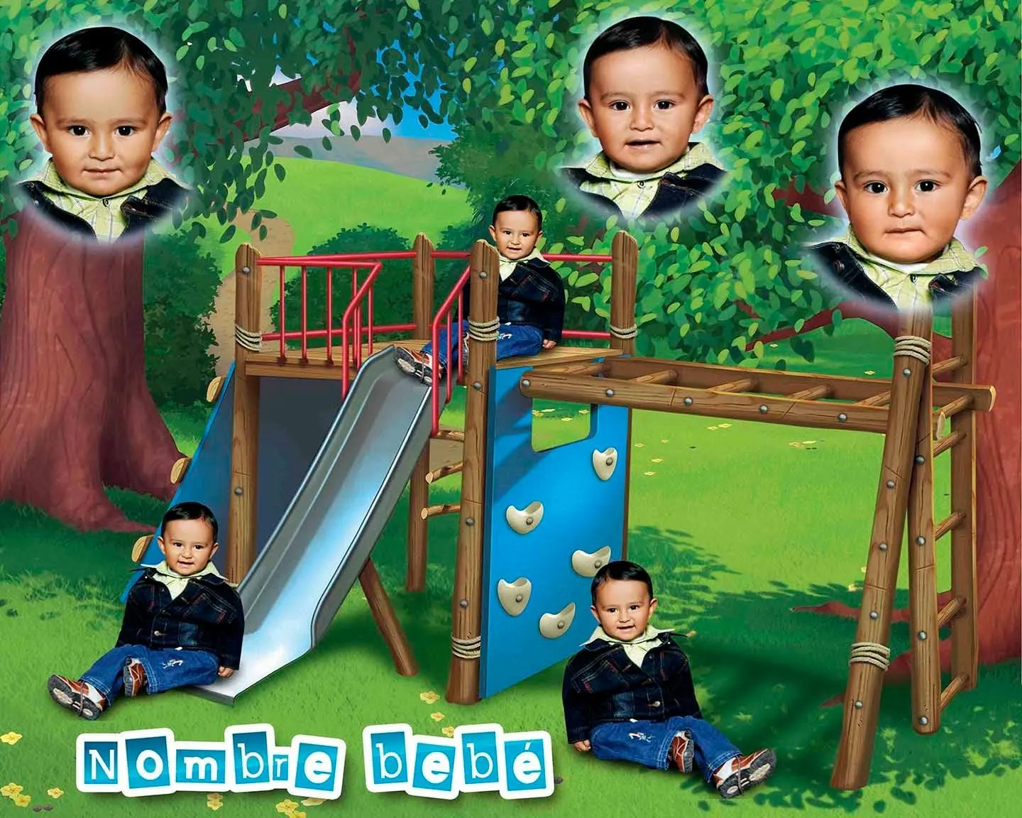 Caritas para bebé - Plantillas para Photoshop 2014