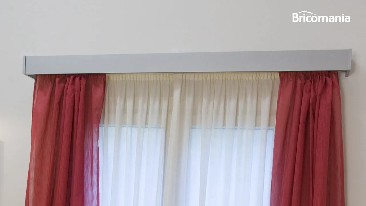 Ocultar barra de la cortina con una galería para cortinas - Bricomanía Ocultar barra de la cortina con una galería para cortinas - Bricomanía