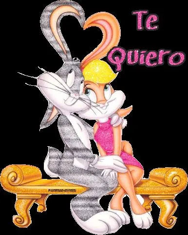 última postal que Bugs Bunny regalo a su amada Lola...un tipo ...
