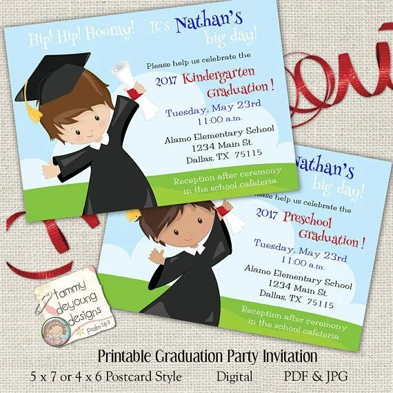 Ocurrencias y Novedades Practicas: Creativas Invitaciones para Fiestas de Graduacion | Graduación de guardería, Graduación preescolar, Invitaciones para graduacion Ocurrencias y Novedades Practicas: Creativas Invitaciones para Fiestas de Graduacion | Graduación de guardería, Graduación preescolar, Invitaciones para graduacion