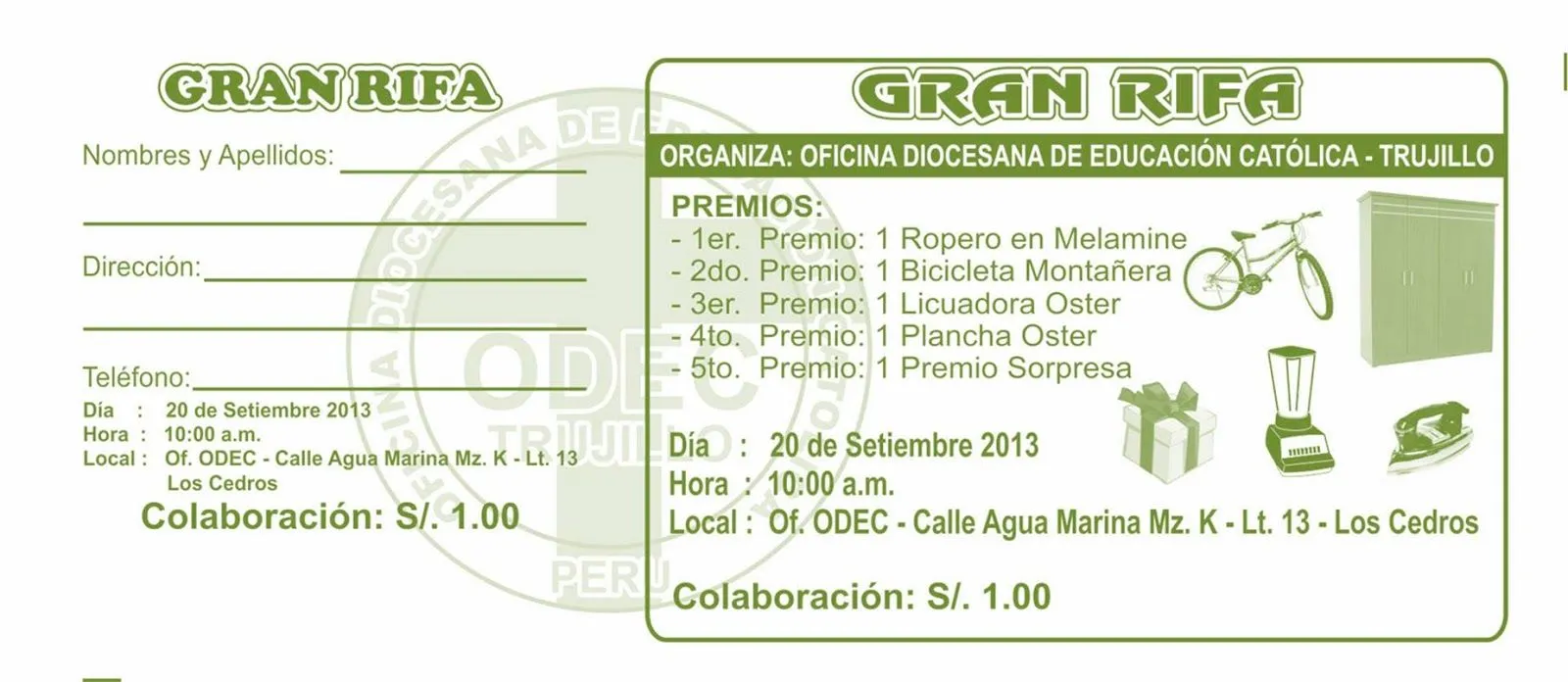 ODEC TRUJILLO: agosto 2013