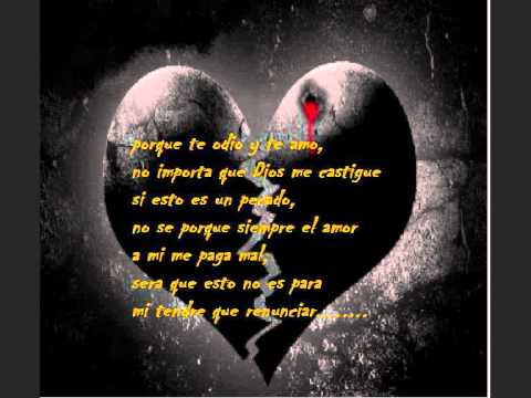 te odio y te amo bachata - YouTube