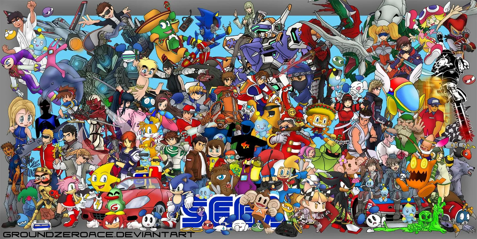 Off-topic :: Todos Los Personajes De SEGA En Una Imagen Off-topic :: Todos Los Personajes De SEGA En Una Imagen