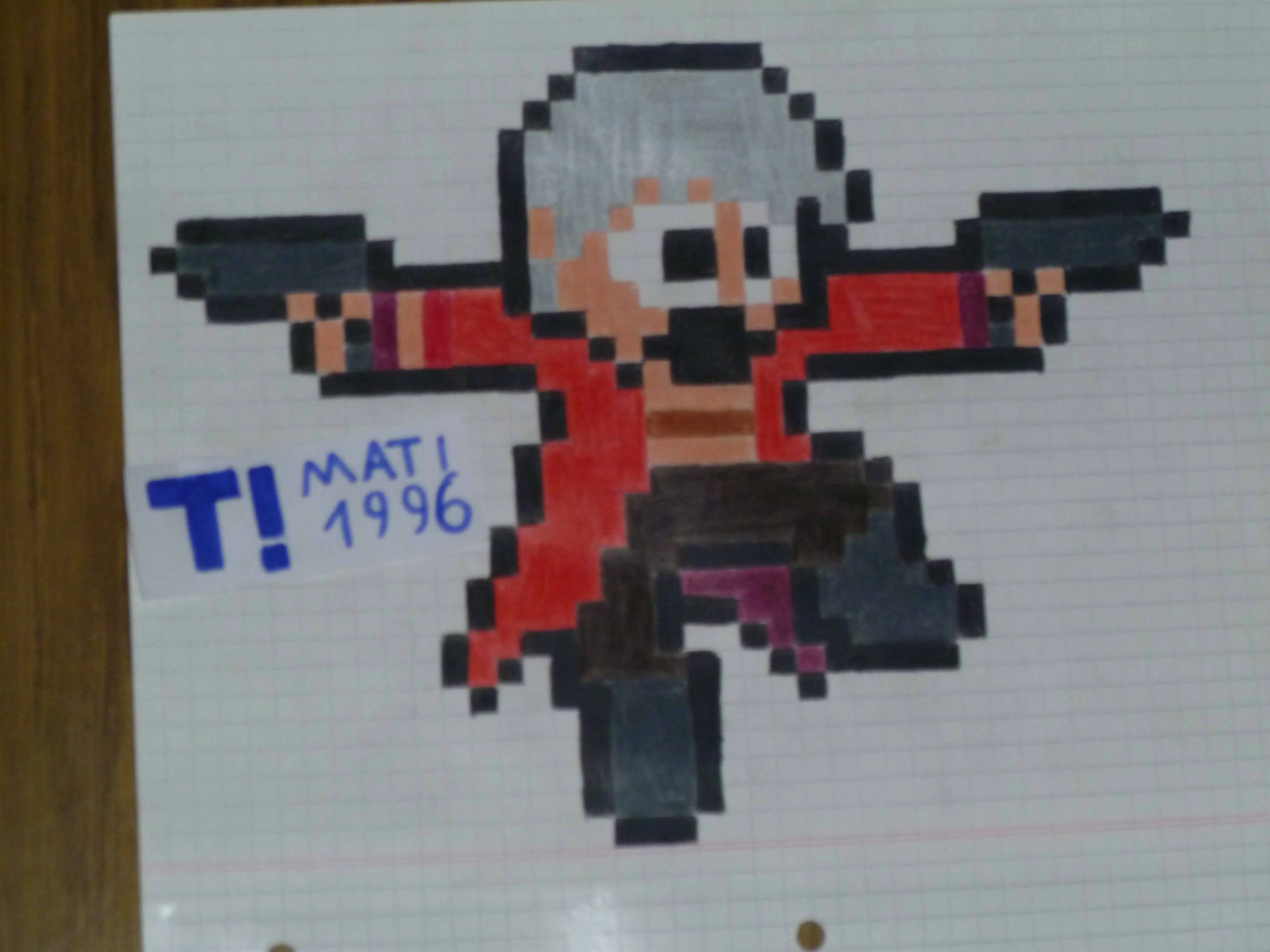 Mi arte Gamer en papel cuadriculado parte 2 - Taringa!