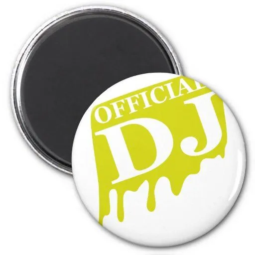 Official-DJ.png Imanes De Nevera de Zazzle.