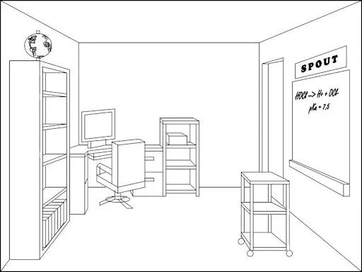 Dibujo de oficina para colorear - Imagui