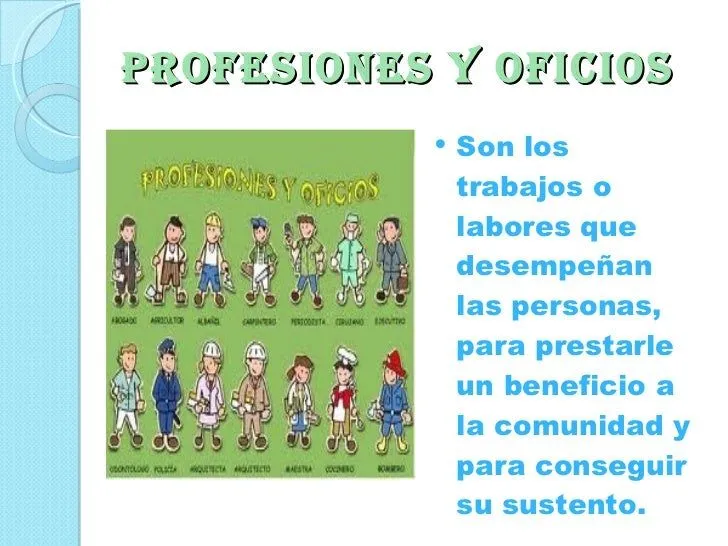 Los Oficios De Mi Comunidad Oct 16 - Lessons - TES Los Oficios De Mi Comunidad Oct 16 - Lessons - TES