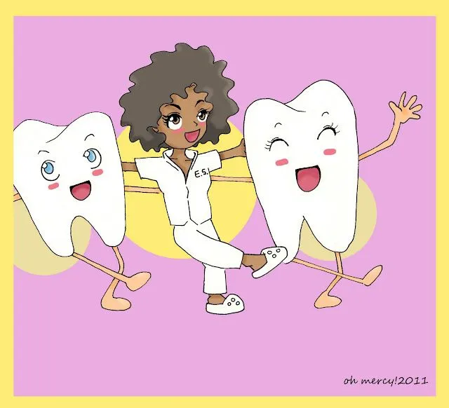 Dibujo de muelitas felices - Imagui