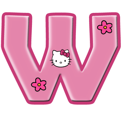 Oh my Alfabetos!: Alfabeto de Hello Kitty con letras grandes ...