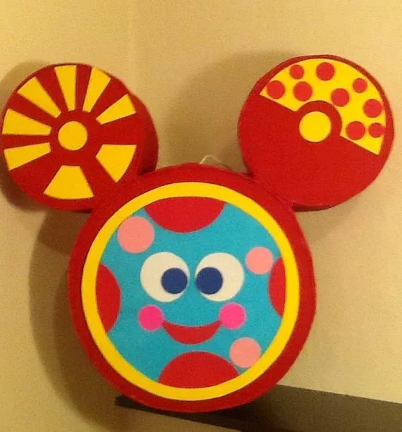 Oh Toodles. Piñata. Mickey mouse piñata. Club house por aldimyshop