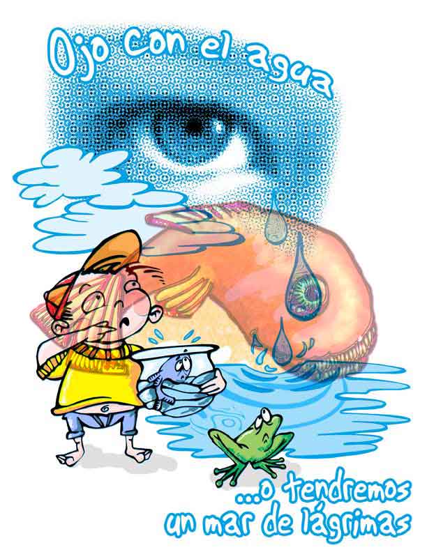 Ojo con el agua… | HacHe Holguín | Portafolio de Ilustración y ... Ojo con el agua… | HacHe Holguín | Portafolio de Ilustración y ...