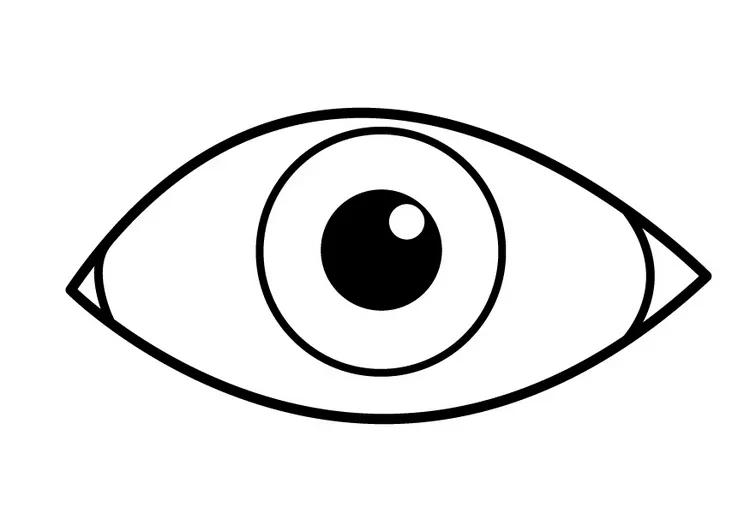 Ojo para colorear dibujos - Imagui