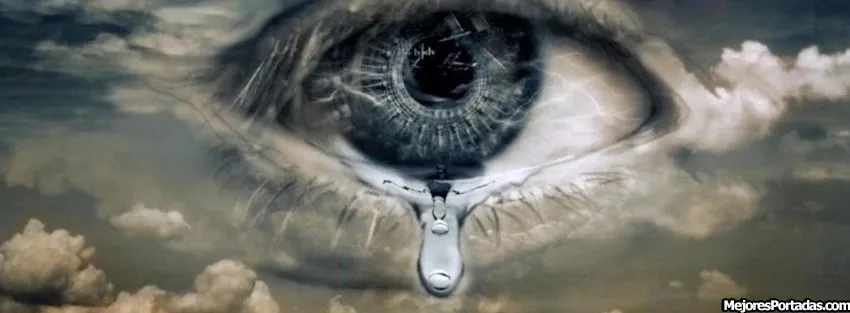 Ojo con lagrima