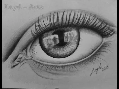 Ojo Realista Dibujo Lapiz Grafito / Realistic eye Draw Time Lapse ...