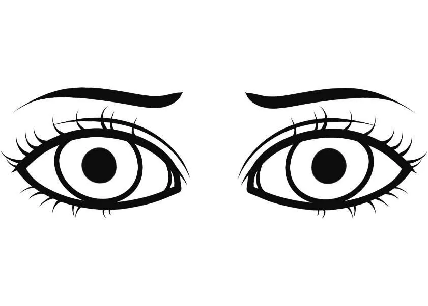 Dibujos para colorear de ojos - Imagui