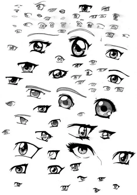 ojos anime tristes - Buscar con Google | Proyectos a intentar ...