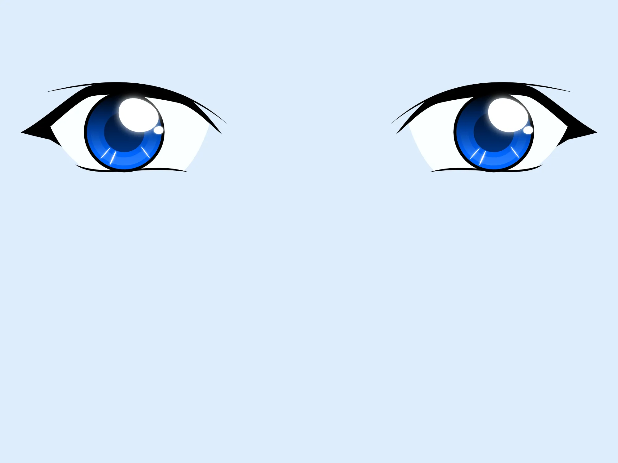 Ojos anime vector by ike2 on DeviantArt