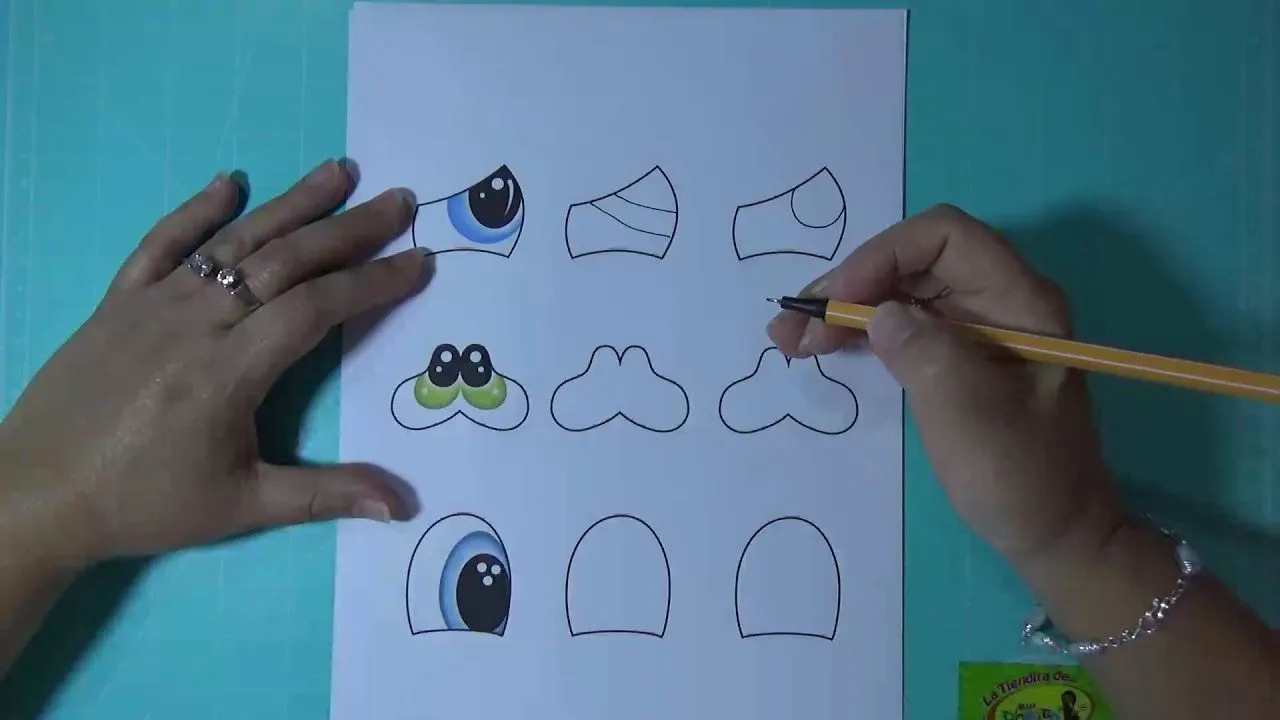 Como Hacer Ojos para trabajar en Foamy, Goma Eva, Microporoso (Handmade Craft)❤️ - YouTube Como Hacer Ojos para trabajar en Foamy, Goma Eva, Microporoso (Handmade Craft)❤️ - YouTube