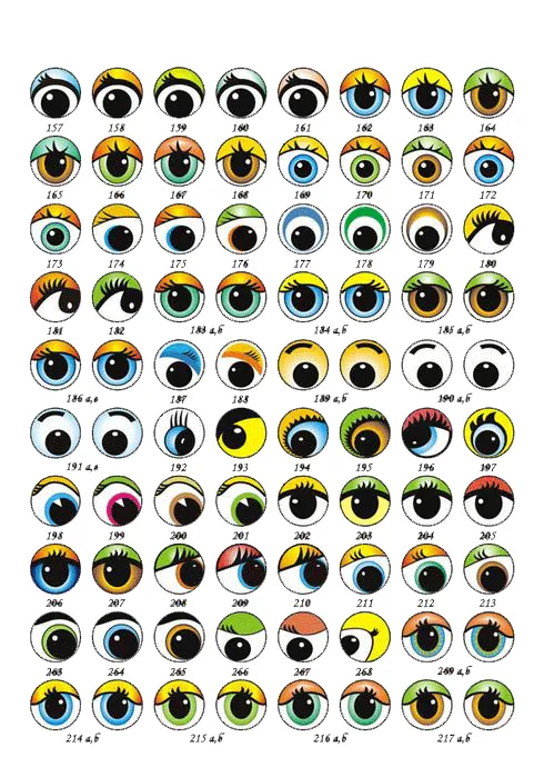 Ojos de fofuchas para imprimir-Imagenes y dibujos para imprimir Ojos de fofuchas para imprimir-Imagenes y dibujos para imprimir