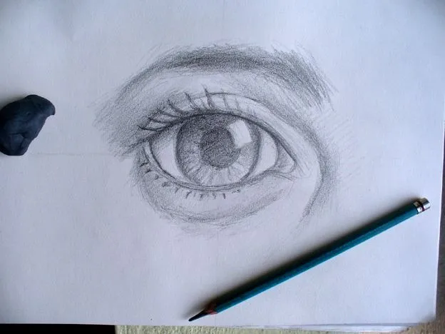 El Taller de Miguel Angel: COMO DIBUJAR EL OJO HUMANO El Taller de Miguel Angel: COMO DIBUJAR EL OJO HUMANO