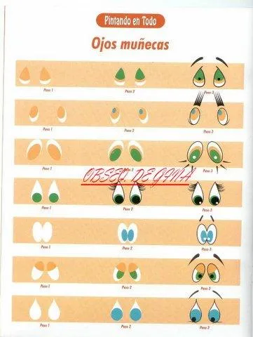 Como hacer ojos para muñecos o muñecas : cositasconmesh Como hacer ojos para muñecos o muñecas : cositasconmesh
