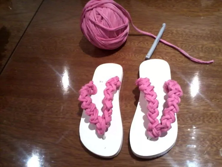 Ojotas con Totora. | Totora y crochet | Pinterest | Tejido ... Ojotas con Totora. | Totora y crochet | Pinterest | Tejido ...