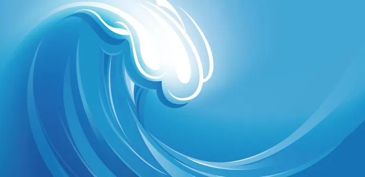 Olas vector - Imagui